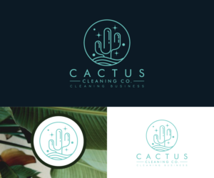 Business is called Cactus Cleaning Co. Cleaning business,  | Logo-Design von Dot Design 3