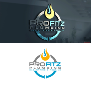 Pro Fitz Plumbing, Gas Fitting & Roofing | Logo Design by Mono.co
