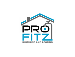 Pro Fitz Plumbing, Gas Fitting & Roofing | Logo Design by BNdesigner