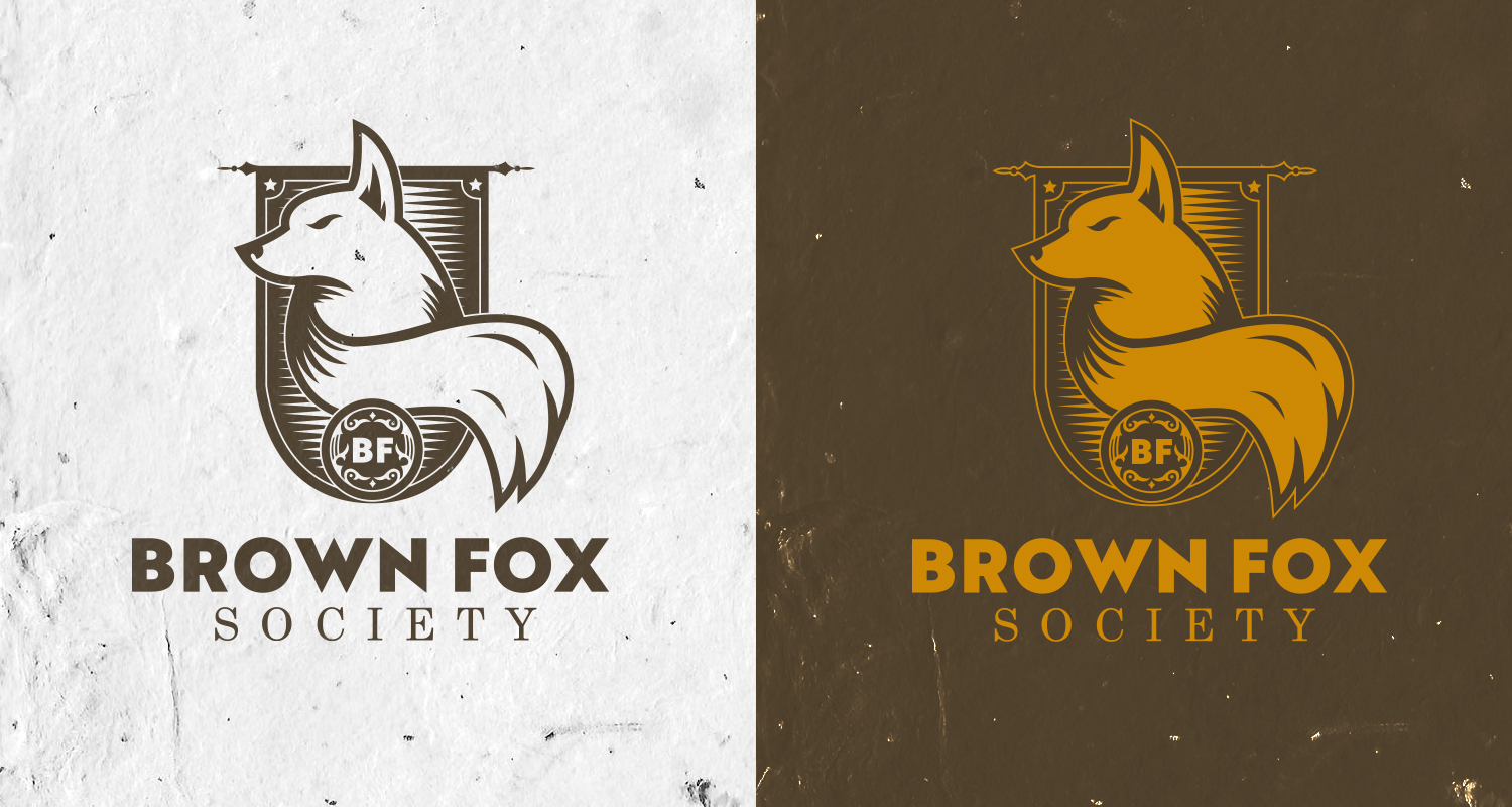 Logo Design by Luke Smith 2 for Brown Fox Society | Design #27004711
