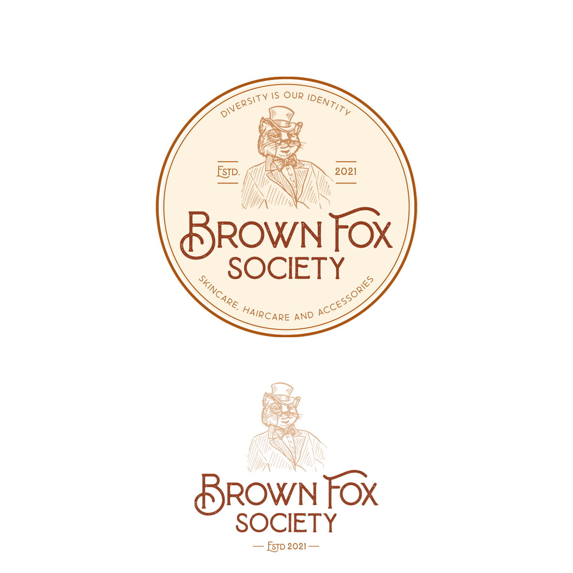 Logo Design by Samantha Ward Design for Brown Fox Society | Design #26989176