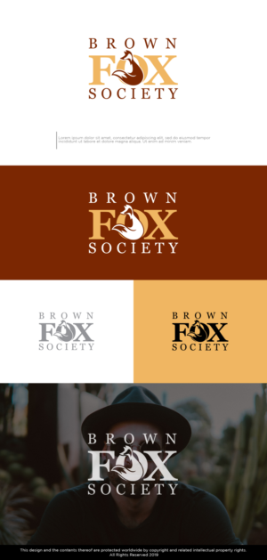 Brown Fox Society | Logo Design by Kim Ji