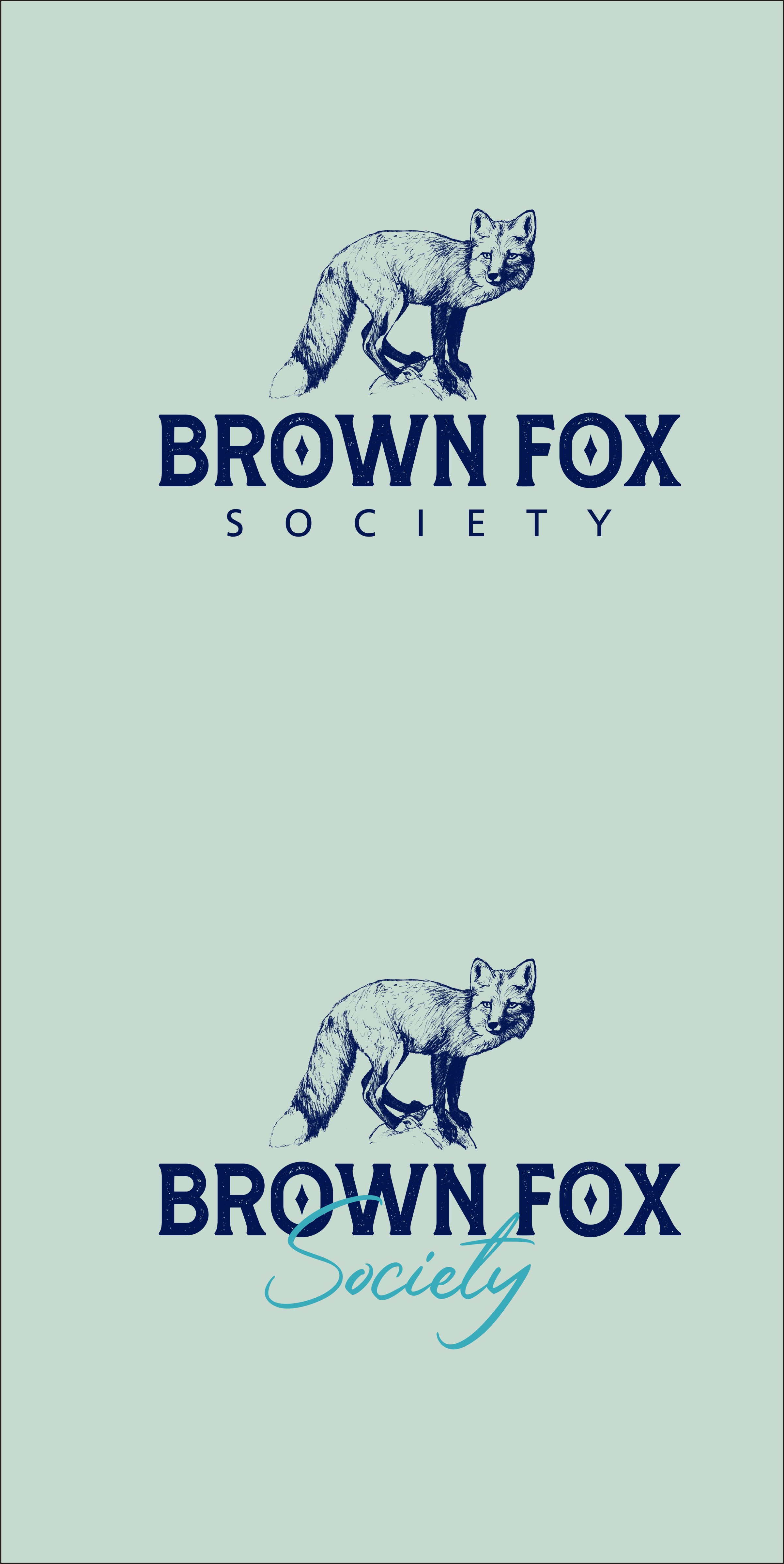 Logo Design by warkaddarshan 2 for Brown Fox Society | Design #26992860