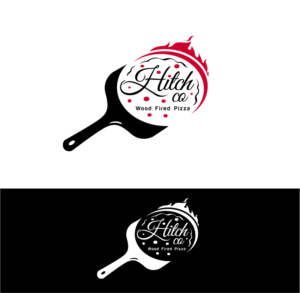 HITCH CO (name of business) Wood Fired Pizza (would like to have in a different font) | Logo Design by Suprakash 3