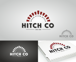 HITCH CO (name of business) Wood Fired Pizza (would like to have in a different font) | Logo Design by Globat™