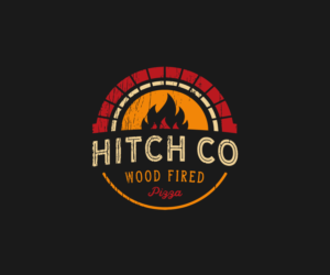 HITCH CO (name of business) Wood Fired Pizza (would like to have in a different font) | Logo Design by ACK Design
