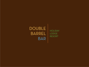 Double Barrel Bar.  With/Without, Holiday Lodge Resort | Design de Logo par Atvento Graphics