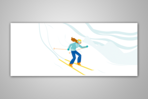 Upcoming Ski touring business needs a web page background picture | Diseño Gráfico por Fat Bat Man