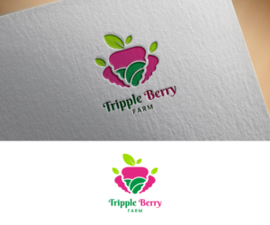 Tripple Berry Farm | Logo Design by BabAgori