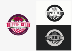 Tripple Berry Farm | Logo Design by The Seventh Key Magic