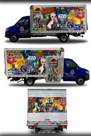 Diseño de Rotulación de Vehículo por RubelRir para Operation Pinball  | Diseño: #27007788