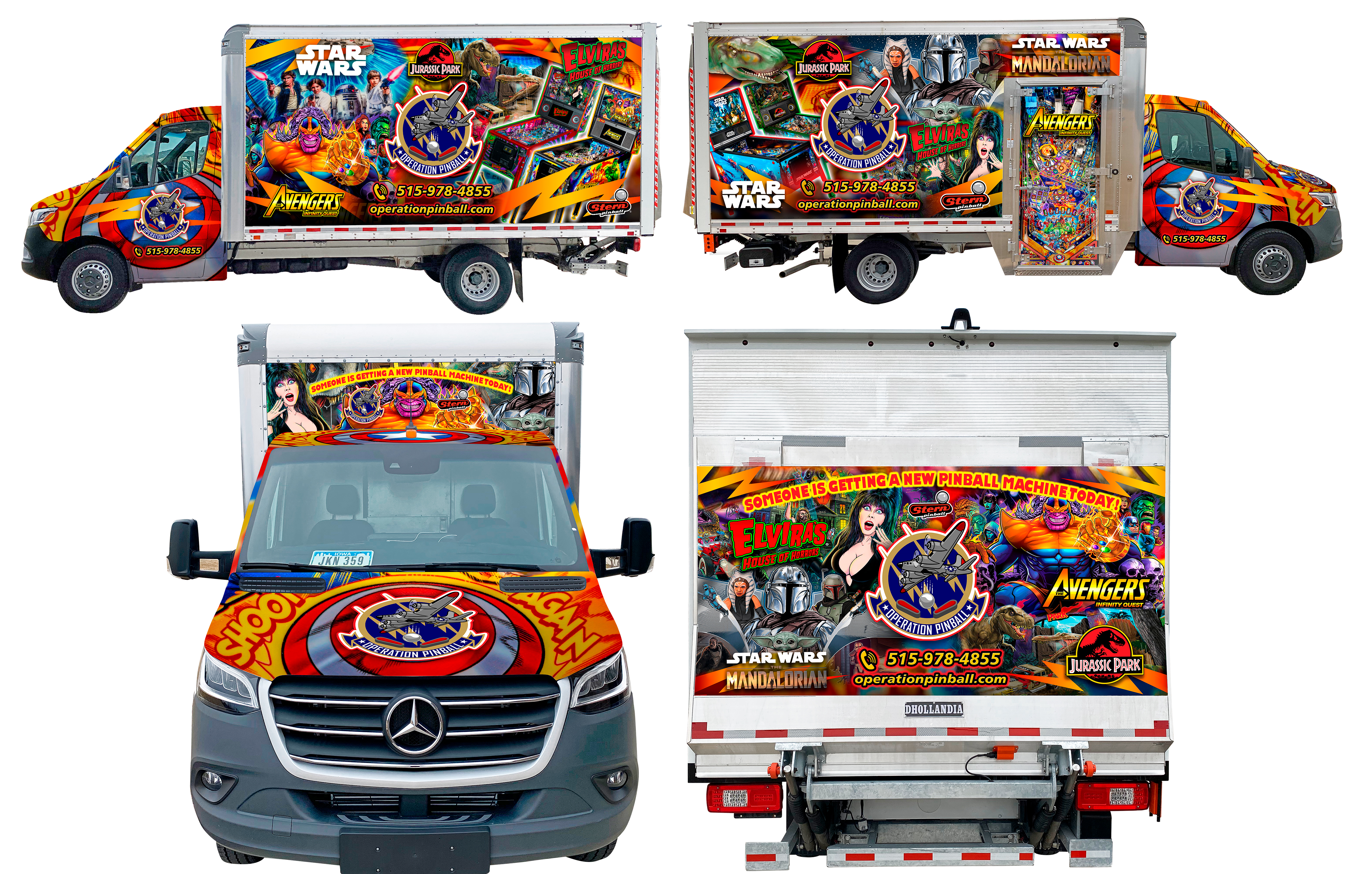 Diseño de Rotulación de Vehículo por Javi7 para Operation Pinball  | Diseño #27038333