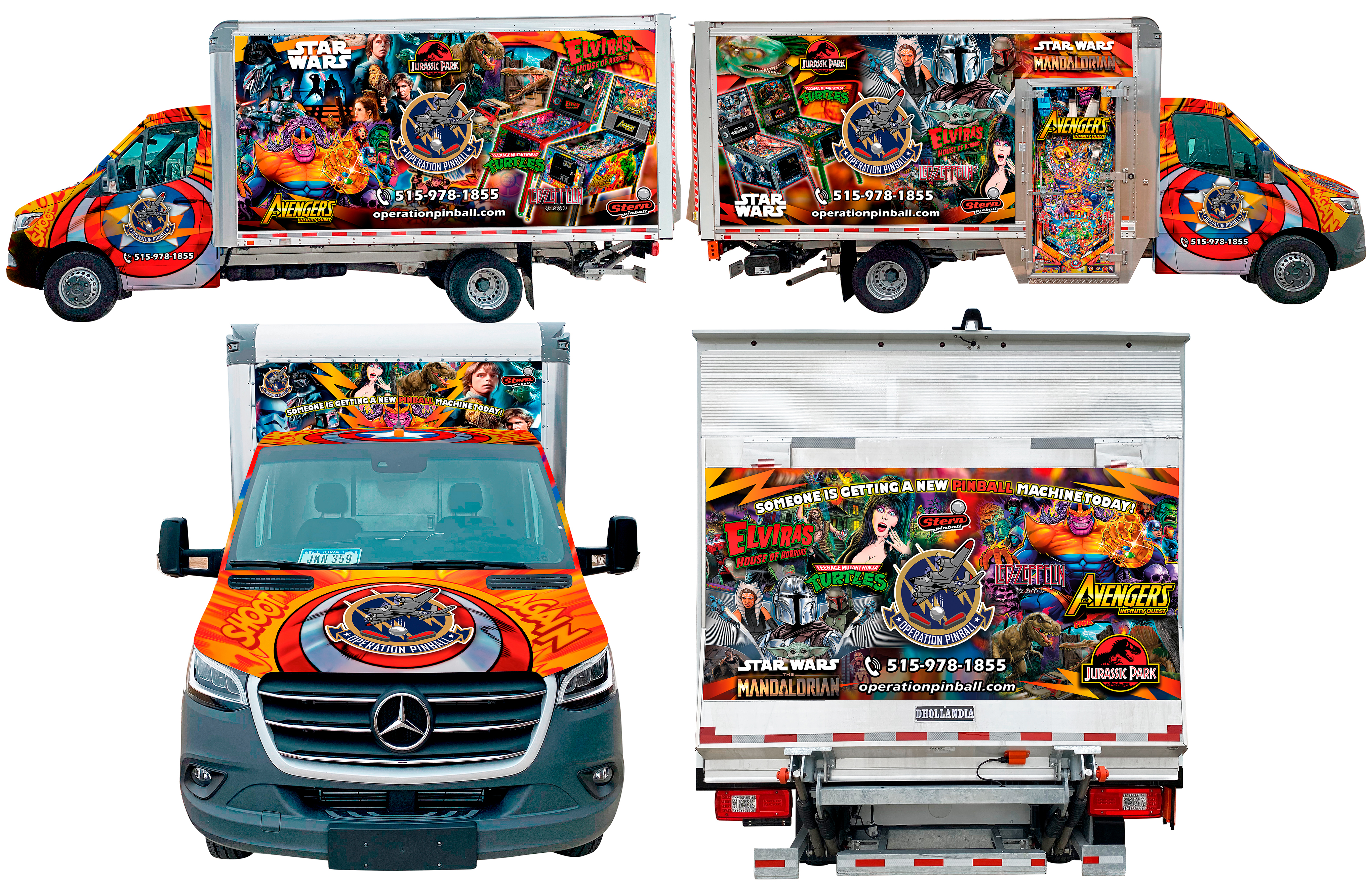 Diseño de Rotulación de Vehículo por Javi7 para Operation Pinball  | Diseño #27081255