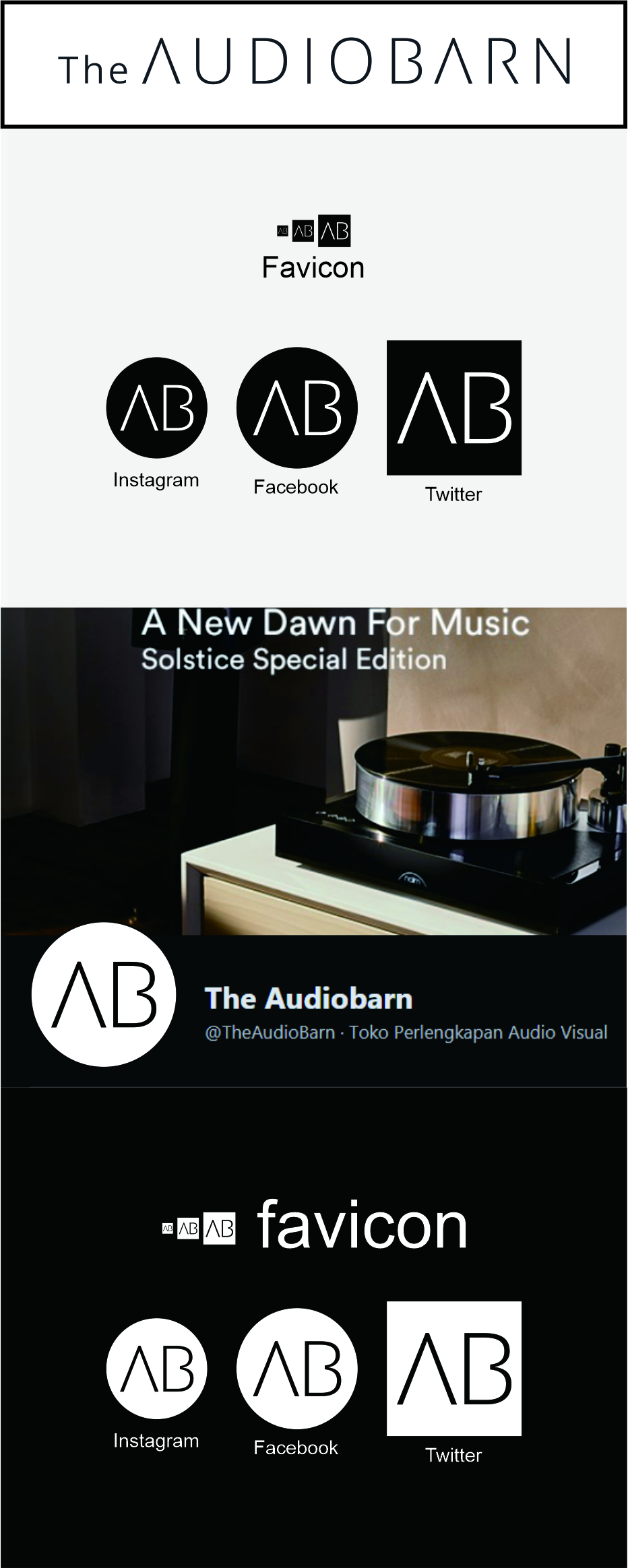 Logo Design by KOBES for The Audiobarn | Design #26977632