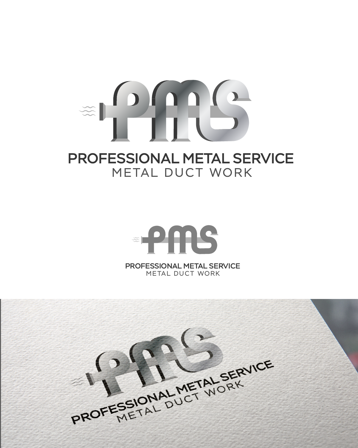 Logo Design by adelvalle for PMS PROFESSION METAL SERVICES   | Design #26978165
