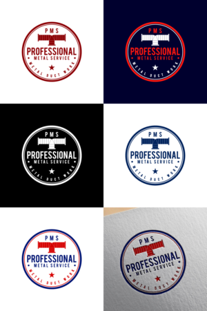 Logo Design by 4tech services for PMS PROFESSION METAL SERVICES   | Design: #26998641
