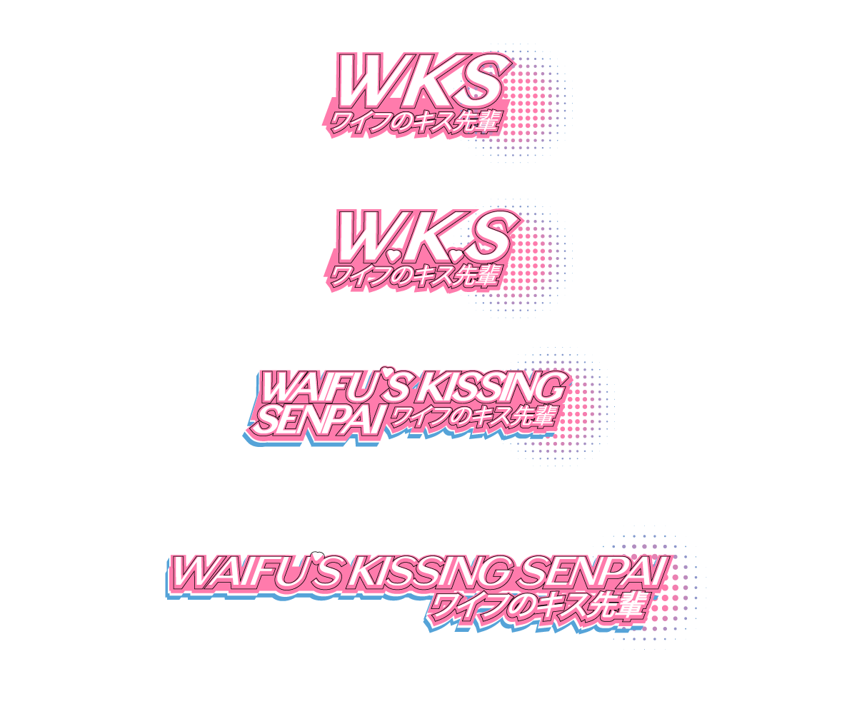 Logo Design by exoddinary for Waifus Kissing Senpai | Design: #27012636