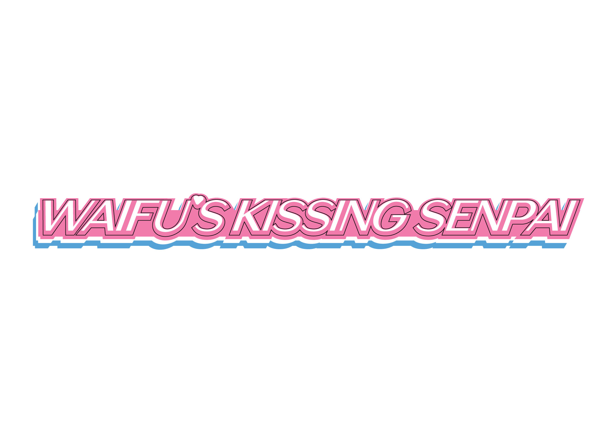 Logo-Design von exoddinary für Waifus Kissing Senpai | Design #27027549
