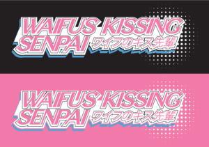 Logo Design by exoddinary for Waifus Kissing Senpai | Design: #27230311