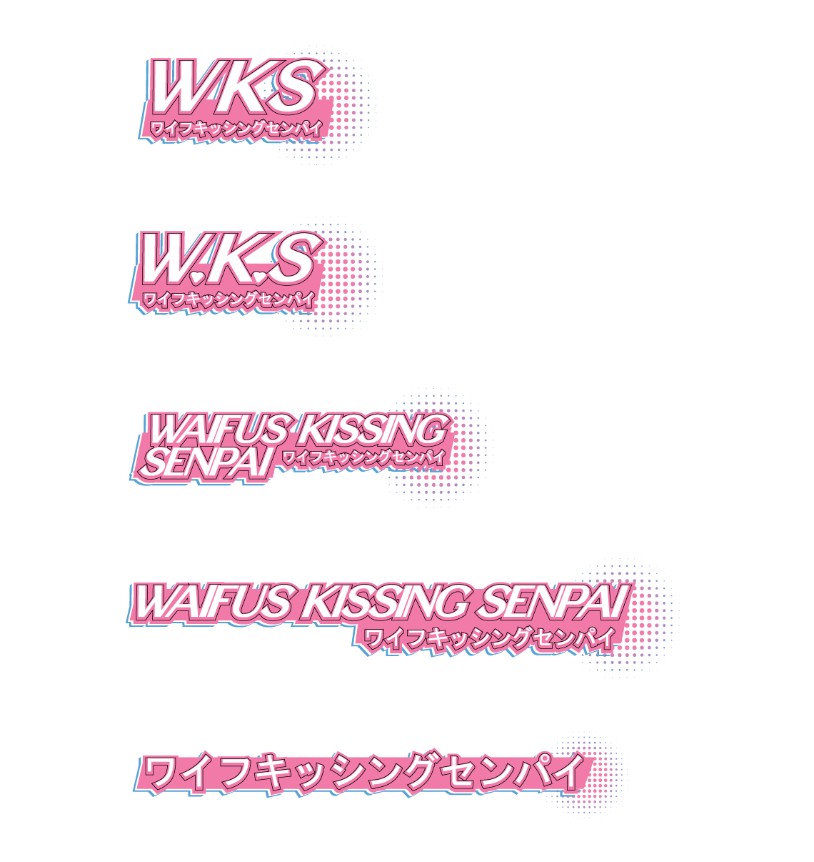 Logo Design by exoddinary for Waifus Kissing Senpai | Design #28189141