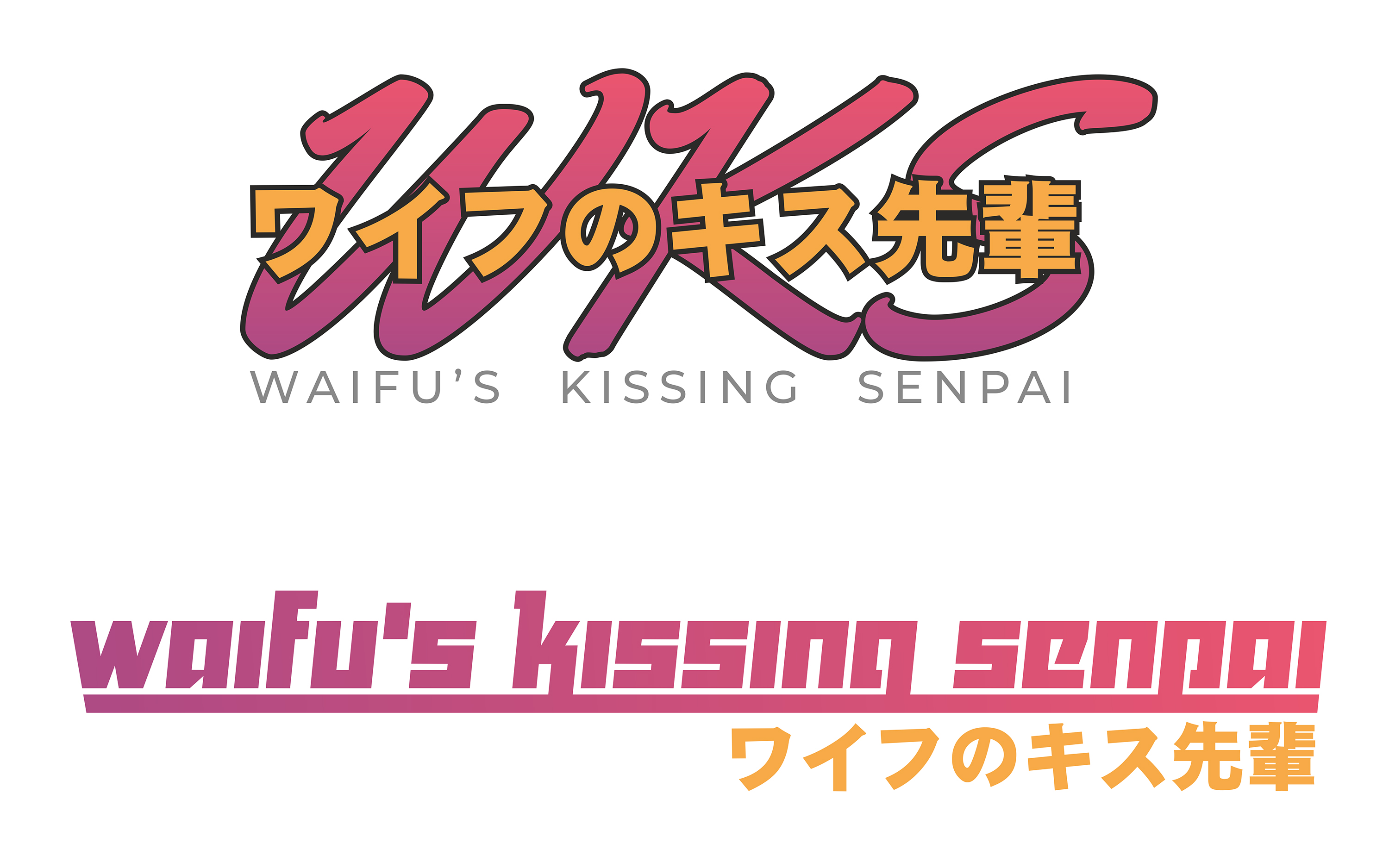 Logo Design by Scelatio for Waifus Kissing Senpai | Design #27000866