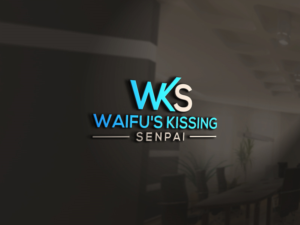 Waifu's Kissing Senpai | Logo Design by ZJ Design