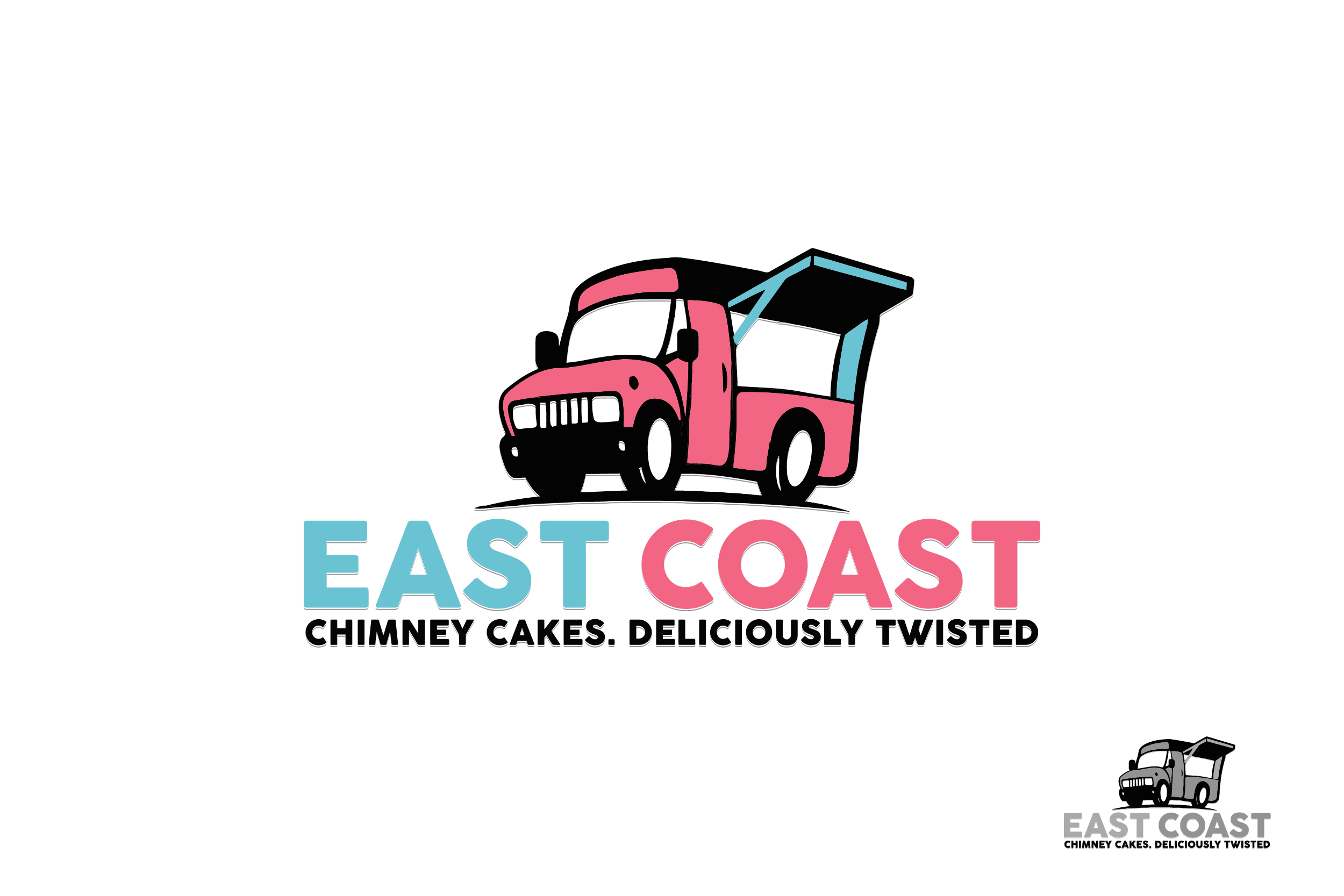 Logo Design by #hashtag_DEsigN for East Coast Chimney Cakes | Design #26992394