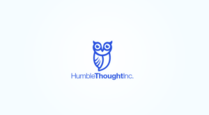 Humble Thought Inc. ( with owl silhouette or vector above text or in back ground) | Diseño de Logo por jaime.sp