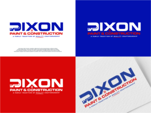 Dixon Paint & Construction | Logo Design by OR-PiXEL STUDIO ™