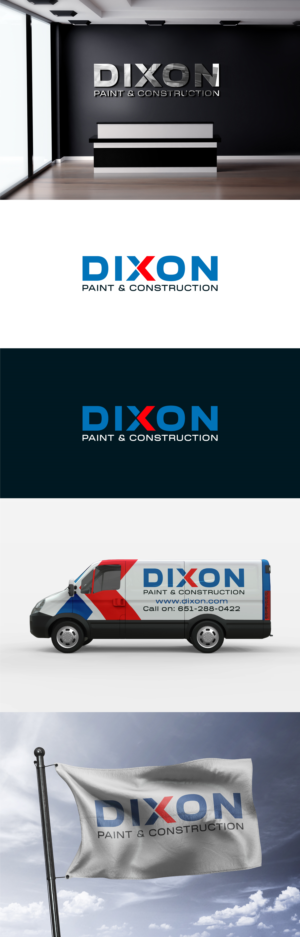 Dixon Paint & Construction | Logo Design by Xler8brain