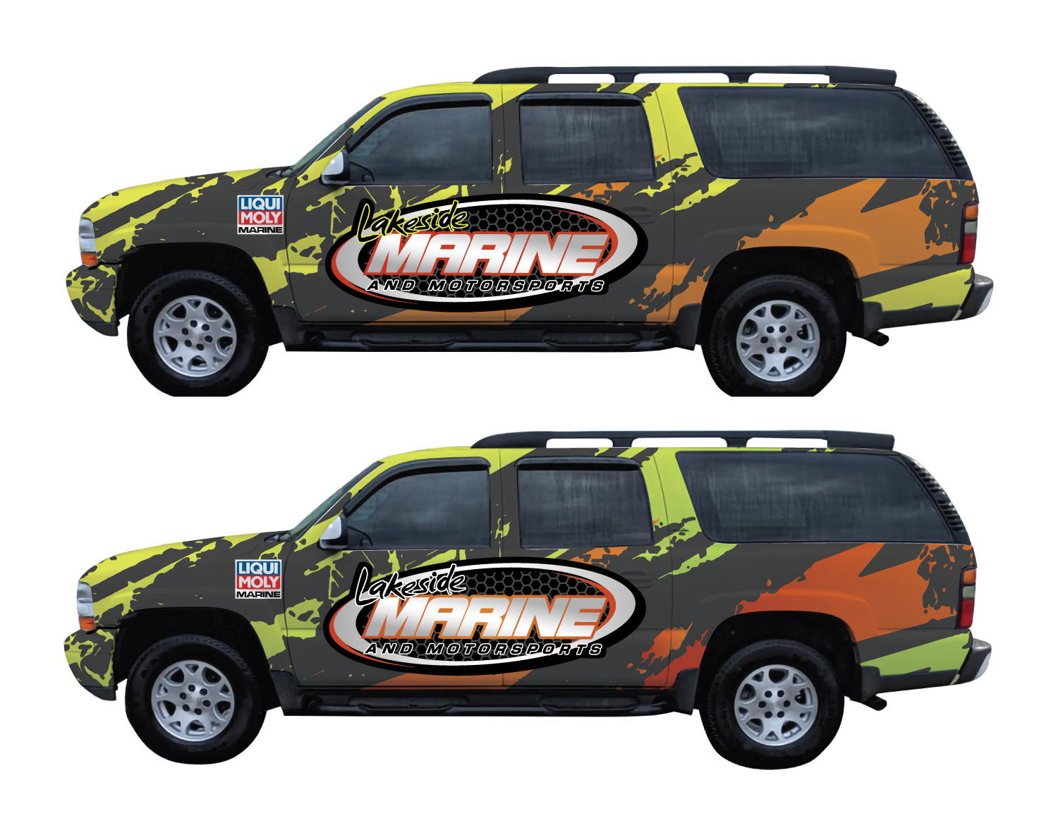 Car Wrap Design by White Diary for Lakeside Marine & Motorsports | Design #27034267