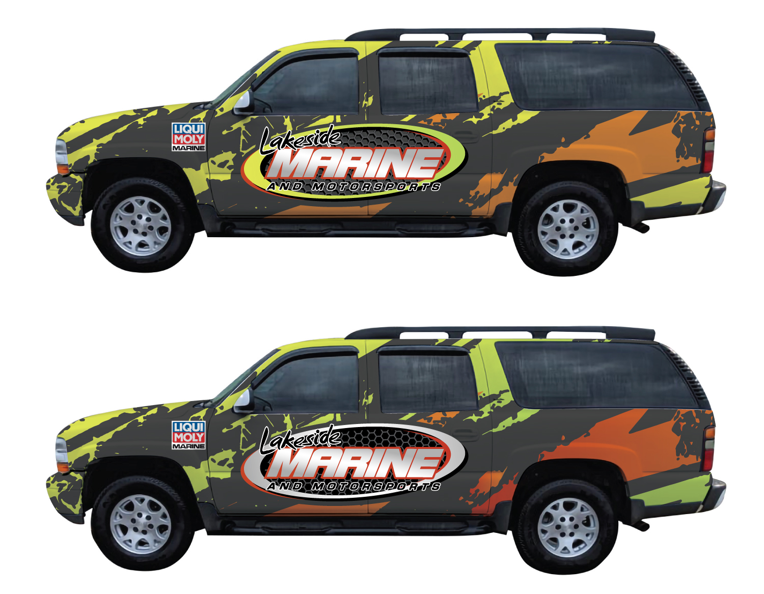 Car Wrap Design by White Diary for Lakeside Marine & Motorsports | Design #27039998