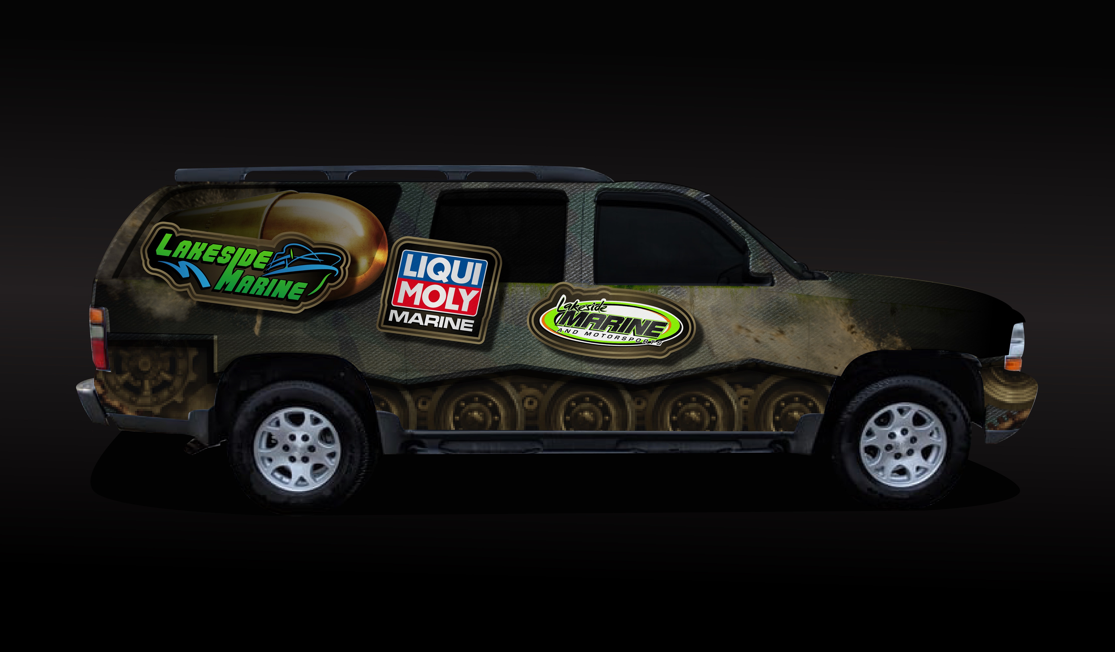 Car Wrap Design by Kira Graphics for Lakeside Marine & Motorsports | Design #27133952