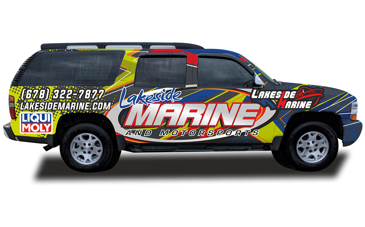 Car Wrap Design by ecorokerz for Lakeside Marine & Motorsports | Design #27003377