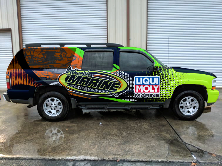 Car Wrap Design by aabirk09 for Lakeside Marine & Motorsports | Design #27123432