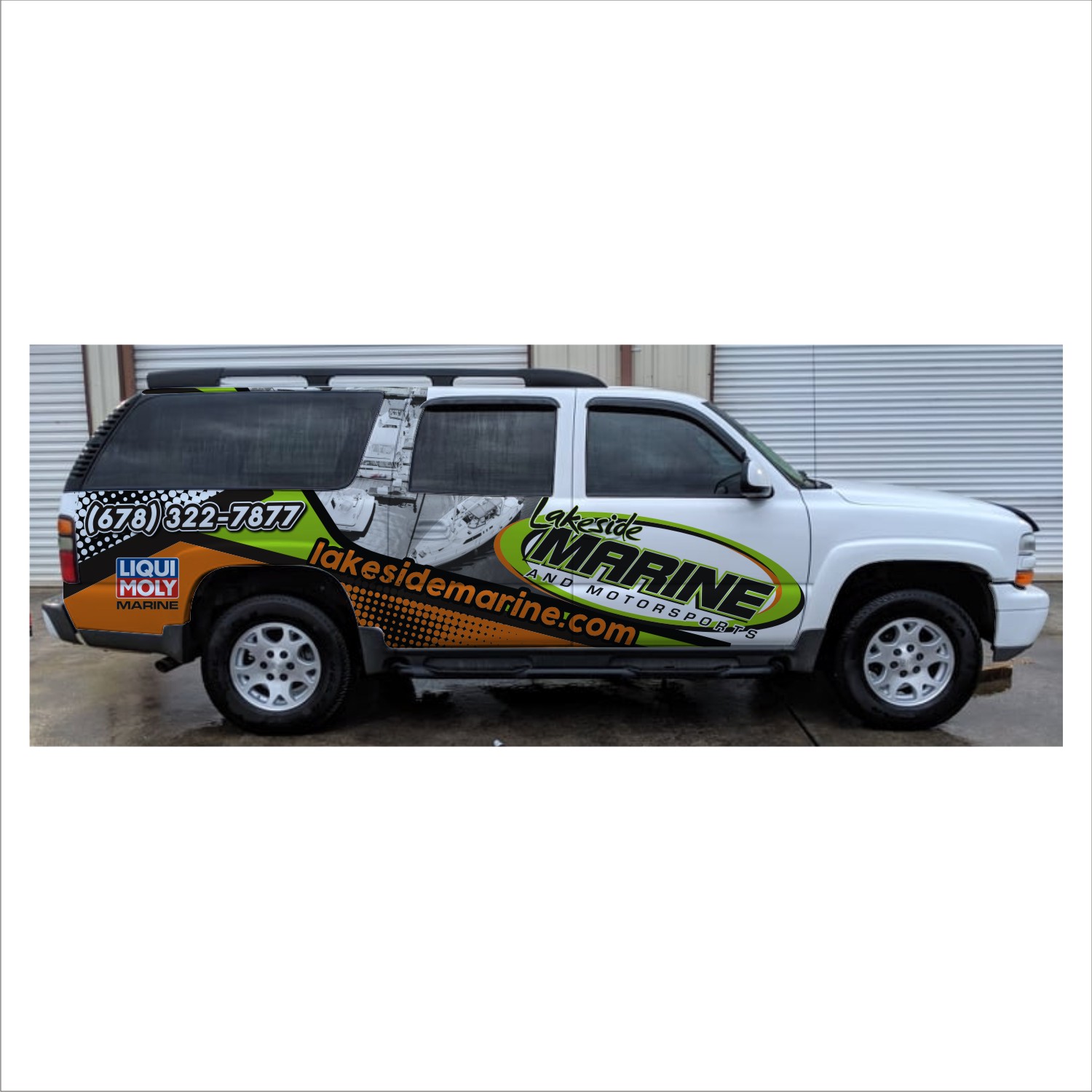 Car Wrap Design by DG+ for Lakeside Marine & Motorsports | Design #27019257