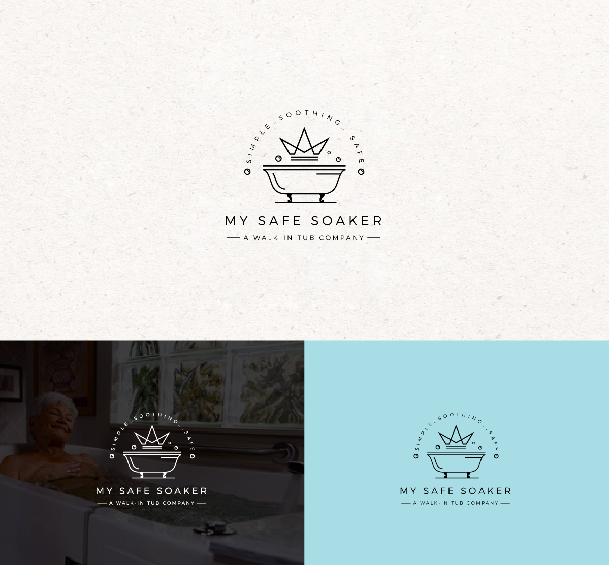 Logo Design by step forward 2 for My Safe Soaker | Design #26978337