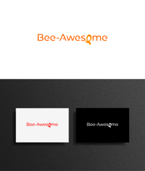 Be-Awesome:) or Bee-Awesome | Logo Design by Omee