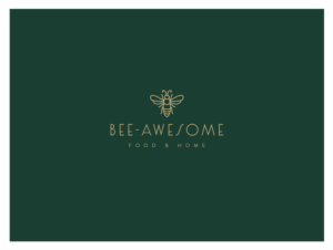 Be-Awesome:) or Bee-Awesome | Logo Design by wonderland