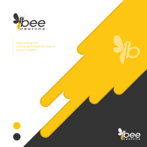 Be-Awesome:) or Bee-Awesome | Logo Design by SamiddhaH