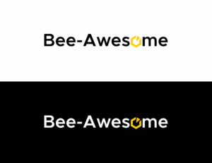 Be-Awesome:) or Bee-Awesome | Logo Design by Praza