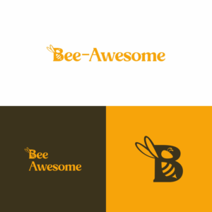Be-Awesome:) or Bee-Awesome | Logo Design by ArtTam