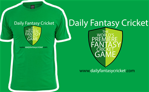 Diseño de Camiseta por Professor P para Daily Fantasy Cricket | Diseño: #3090112