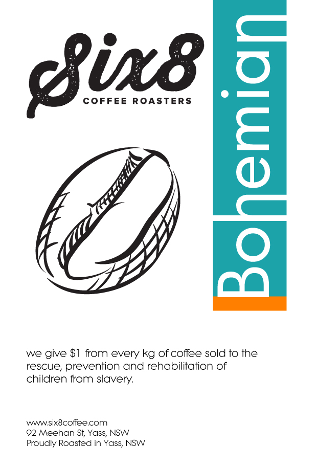 Label Design by Jay Design for Six8 Coffee Roasters  | Design #26995964