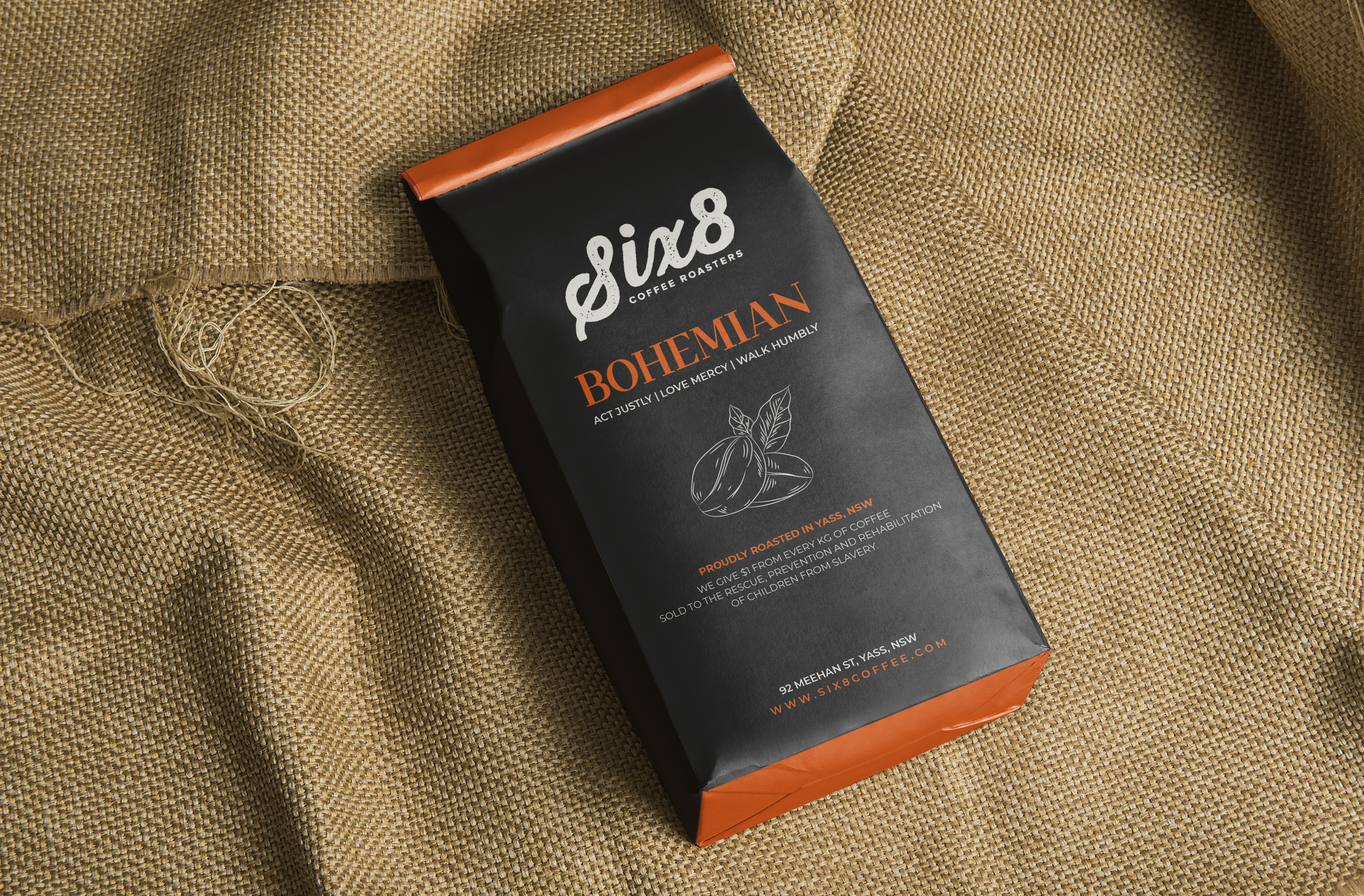 Label Design by Artandstuffbyshree for Six8 Coffee Roasters  | Design #27003902