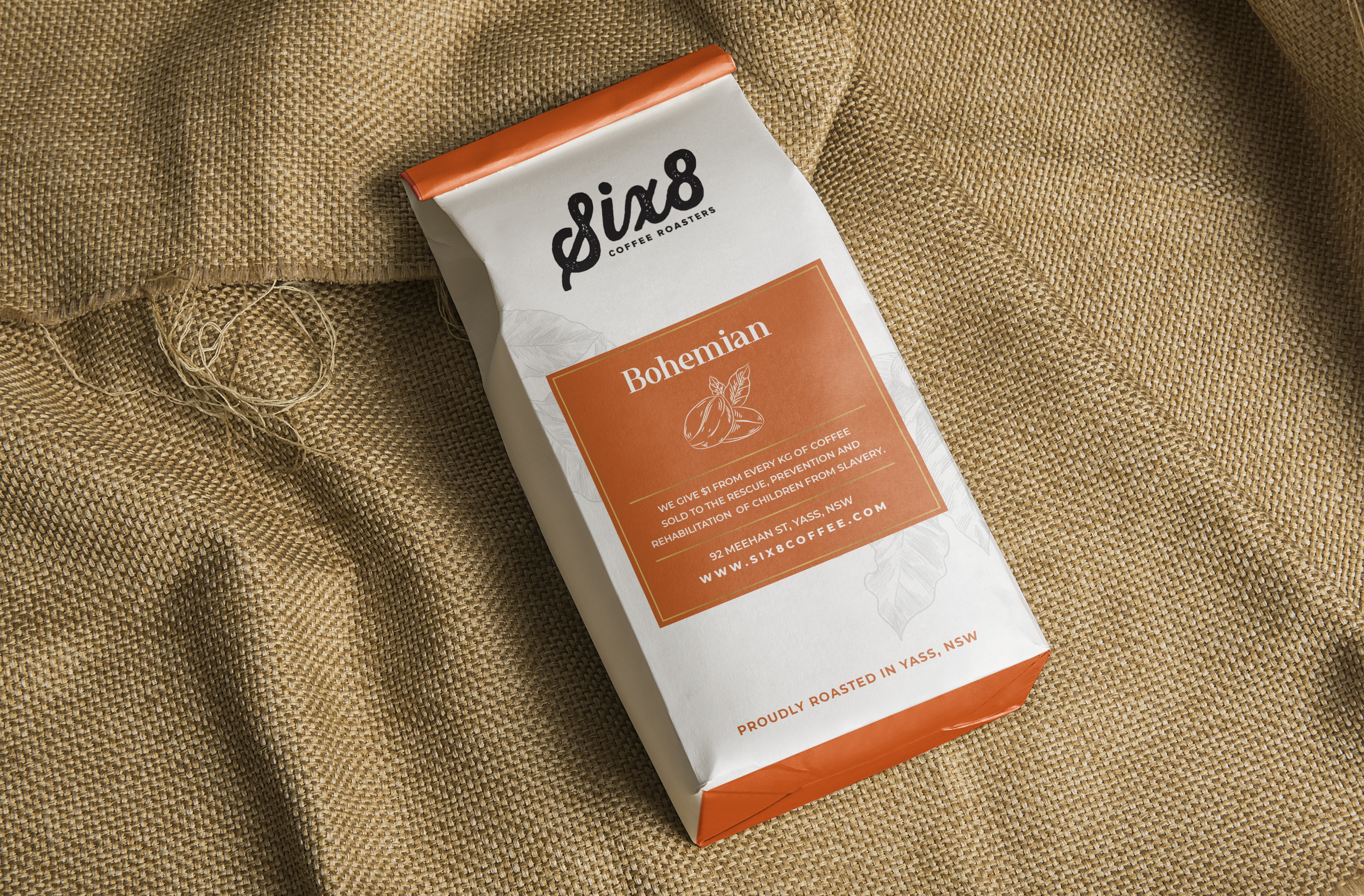 Label Design by Artandstuffbyshree for Six8 Coffee Roasters  | Design #27003903