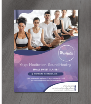 Montecito Meditation | Flyer Design by alex989