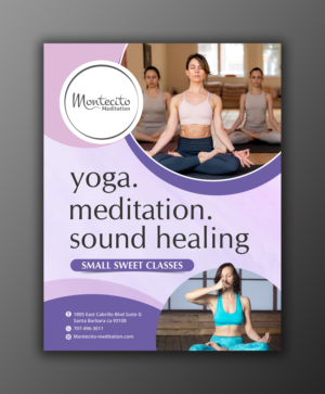 Montecito Meditation | Flyer Design by ecorokerz