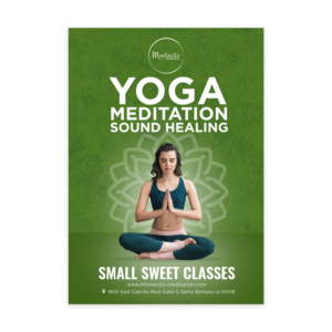 Montecito Meditation | Flyer Design by ZeneFashions