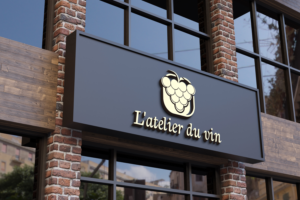 L'atelier du vin | Design de Logo par makerlogoz